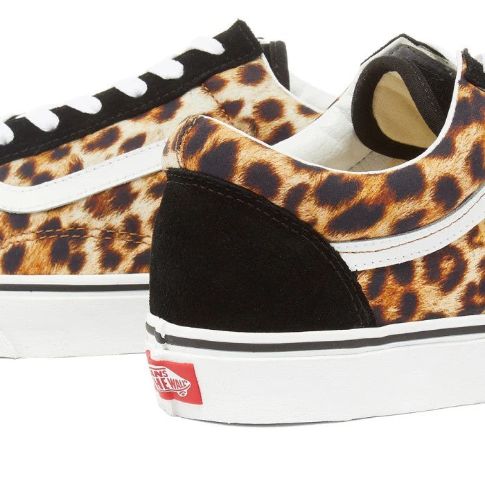 VANS UA BUTTER LEATHER OLD SKOOL LEOPARD BLACK TRUE WHITE VN0A4U3B3I61