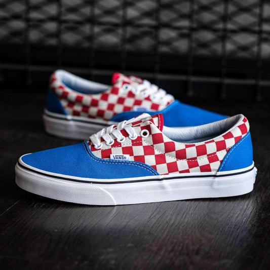 Vans Era Two Tone Checkerboard Imperial Blue True White