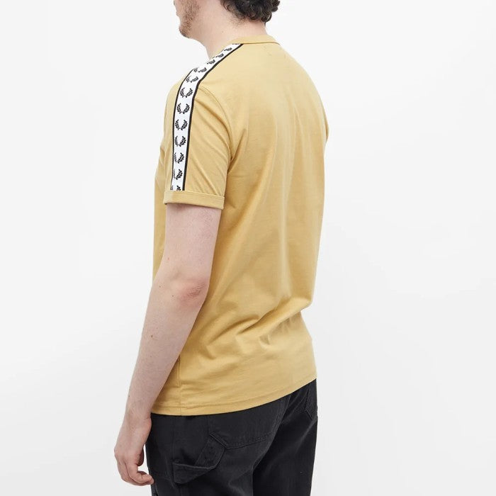 Fred Perry Taped Ringer Tee Desert M6347