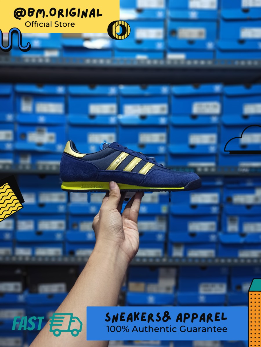 Adidas SL 82 Navy Gold Yellow Exclusive ORIGINAL GW5387