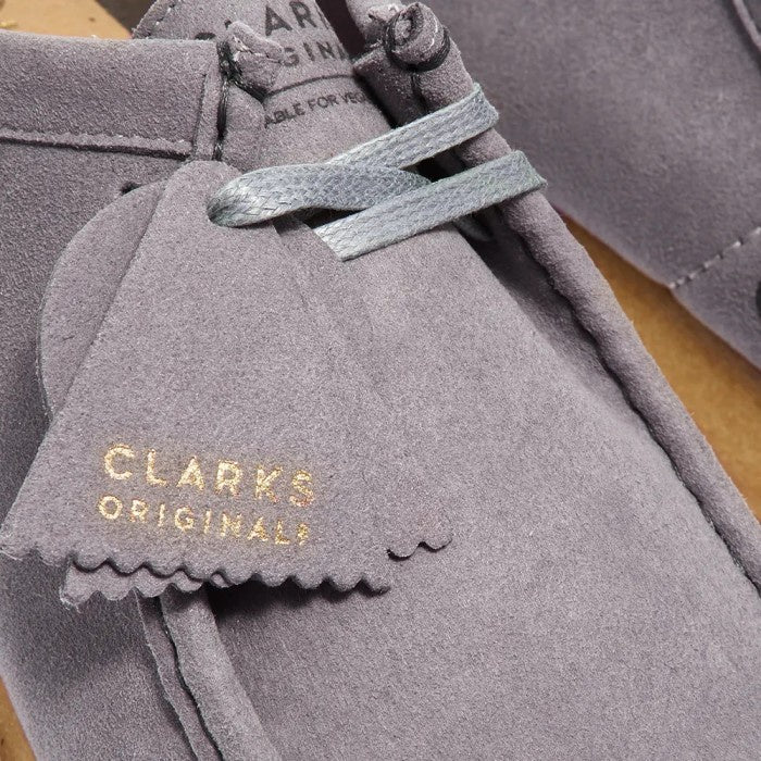 CLARKS ORIGINALS WALLABEE VEGAN GREY
