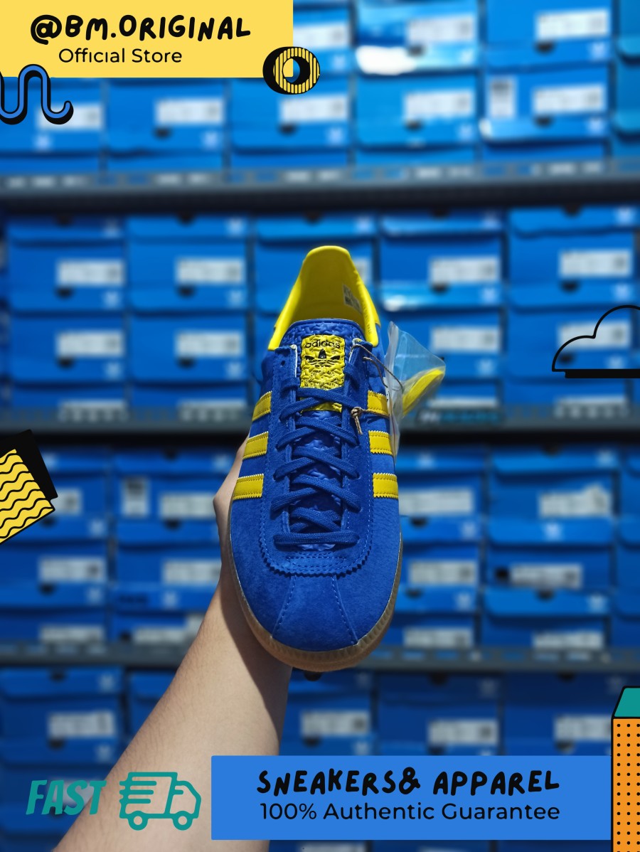 Adidas Stockholm Royal Blue Yellow City Series 2021 ORIGINAL H01819