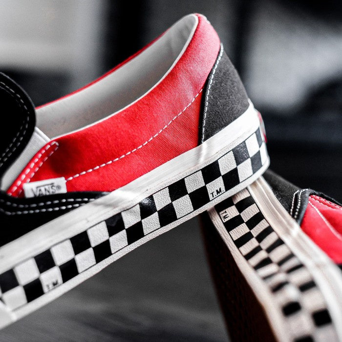 Vans Bmx Slip ON Checkerboard Black Red ORIGINAL