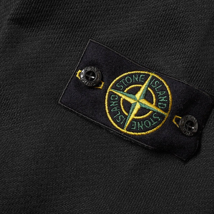 Stone Island Pop Over Hooded Black