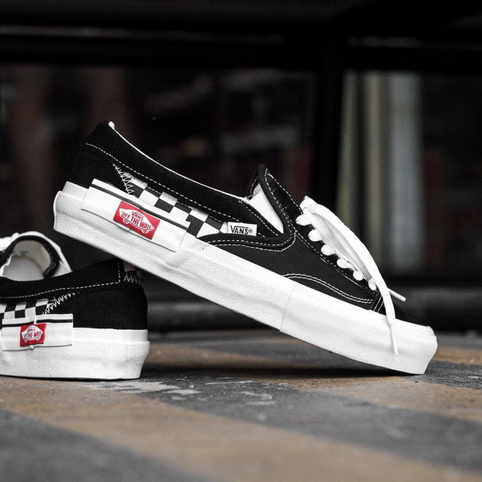 Vans Slip On Cut And Paste Black / White ORIGINAL