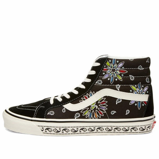 VANS UA SK8-HI 38 DX PAISLEY BLACK ORIGINAL VN0A38GF9GG1