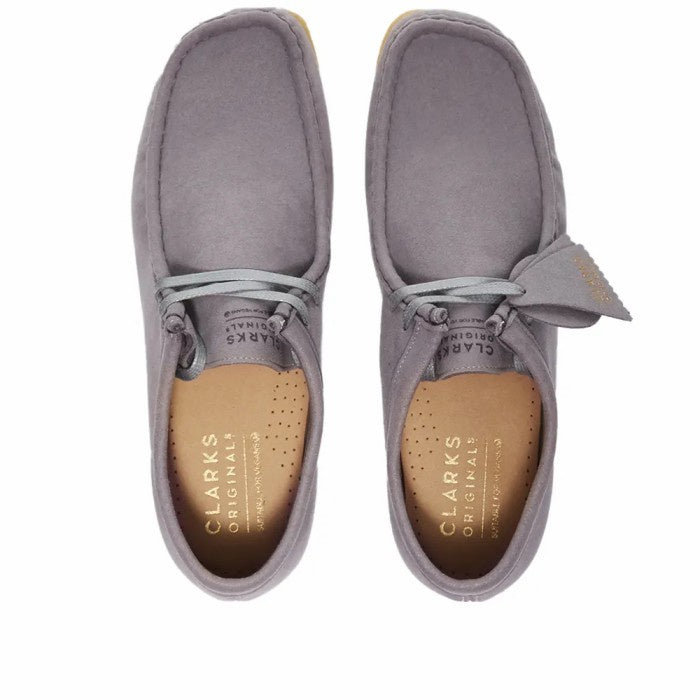 CLARKS ORIGINALS WALLABEE VEGAN GREY
