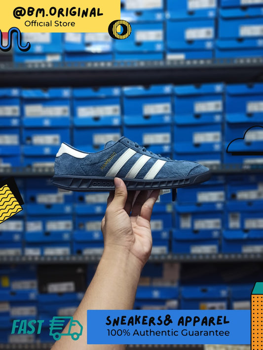 Adidas Hamburg Clear White Blacksole ORIGINAL