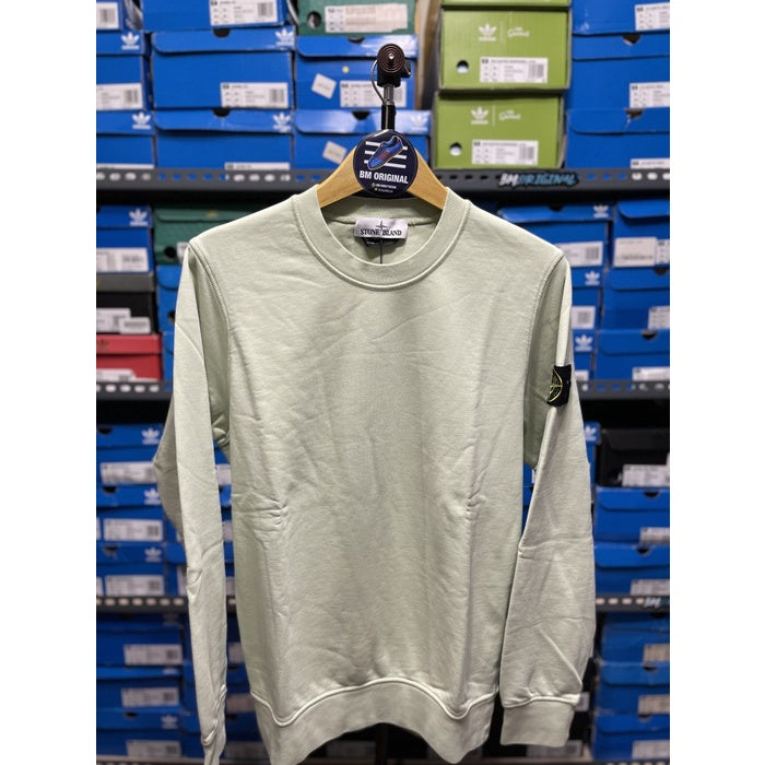 Stone Island Crewneck Sweatshirt Light Green ORIGINAL 741563051 V0052