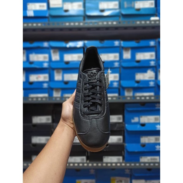 Adidas Gazelle Leather Full Black Gumsole ORIGINAL BD7480