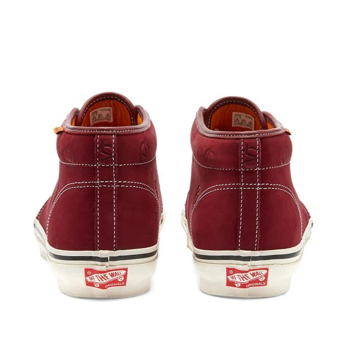 VANS VAULT LQQK STUDIO UA OG CHUKKA BOOT LXCIRCLE BURGUNDY VN0A5FBV2SO