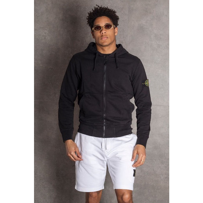Stone Island 64251 Black Sweatshirt Hooded Garment ORIGINAL