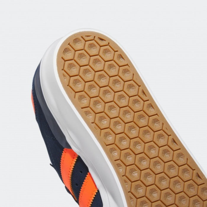 Adidas BUSENITZ Vulc II Collegiate Navy Imperial Orange Gold HQ2018
