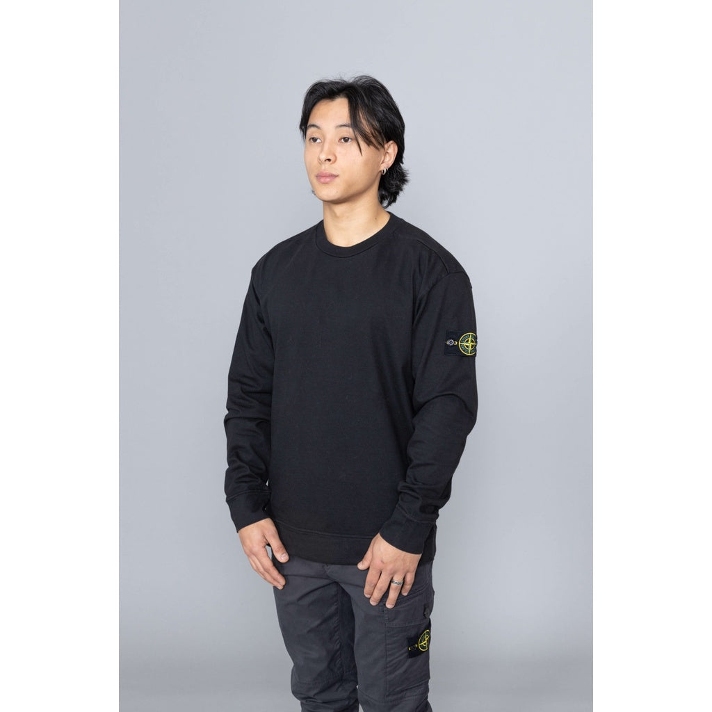 STONE ISLAND Long Sleeve Sweat Black ORIGINAL 761563750 V0029