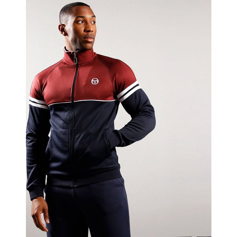 SERGIO TACCHINI ORION TRACK TOP PORT NAVY ORIGINAL