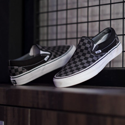 Vans Slip ON Classic Checkerboard Black / Pewter