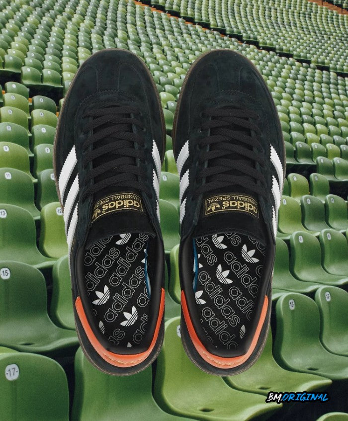 Adidas Spezial Handball Black White Orange Exclusive ORIGINAL