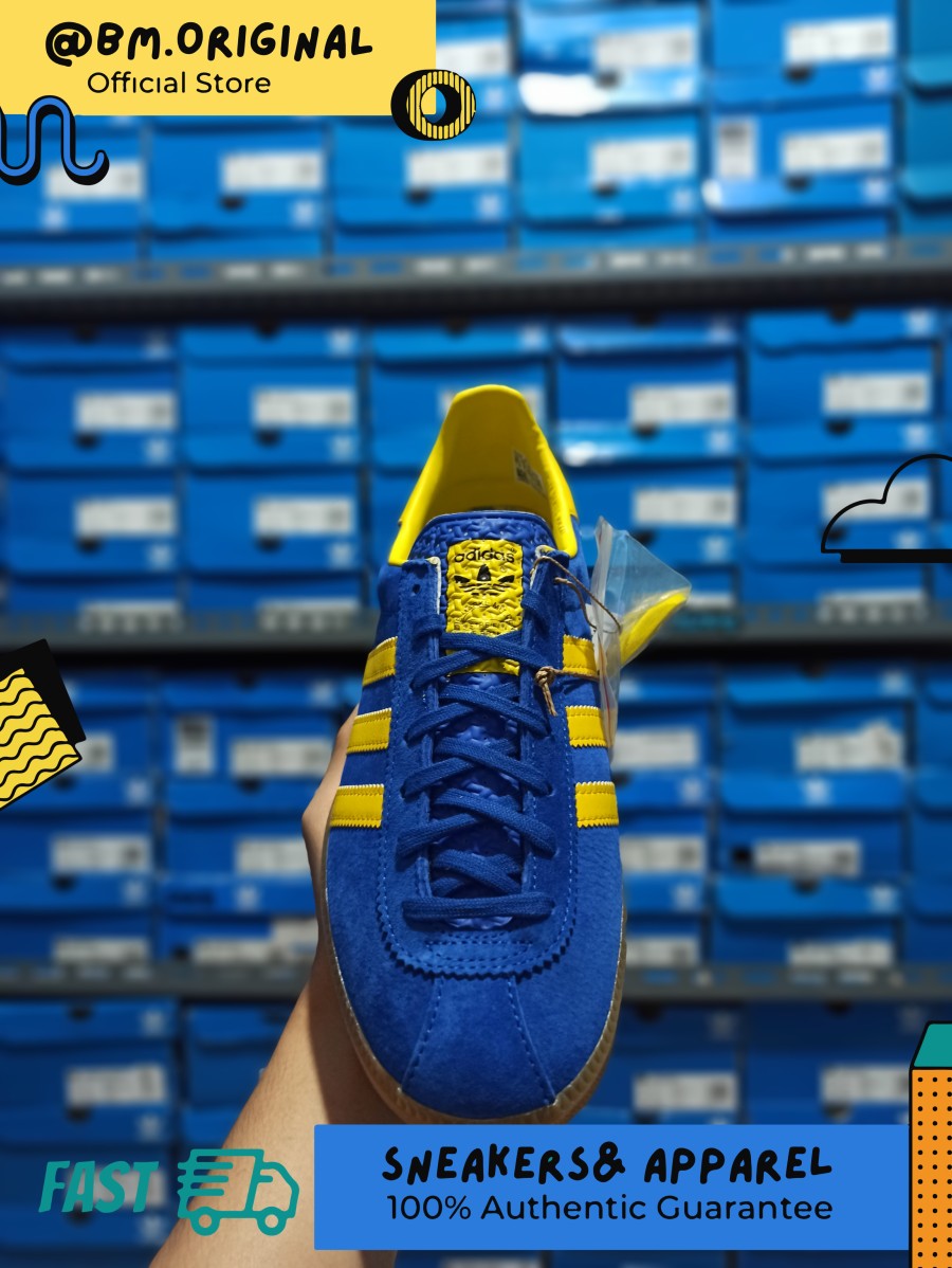Adidas Stockholm Royal Blue Yellow City Series 2021 ORIGINAL H01819