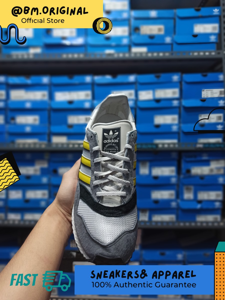 Adidas Ashurst SPZL Grey Yellow Black ORIGINAL FV5479