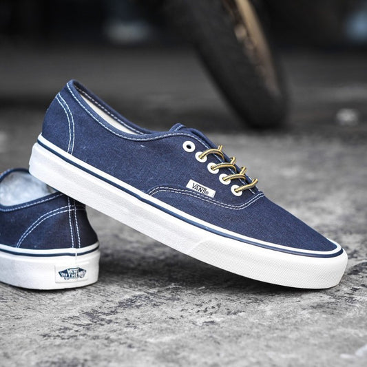 J Crew X Vans Authentic Worn Canvas Navy ORIGINAL