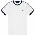 Fred Perry Taped Ringer Tee Snow White M6347