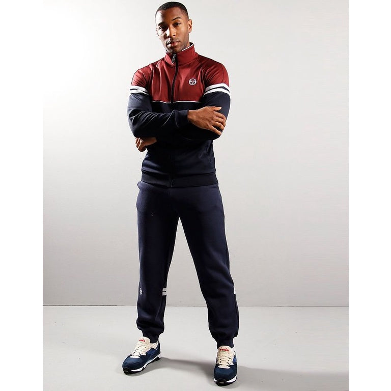 SERGIO TACCHINI ORION TRACK TOP PORT NAVY ORIGINAL