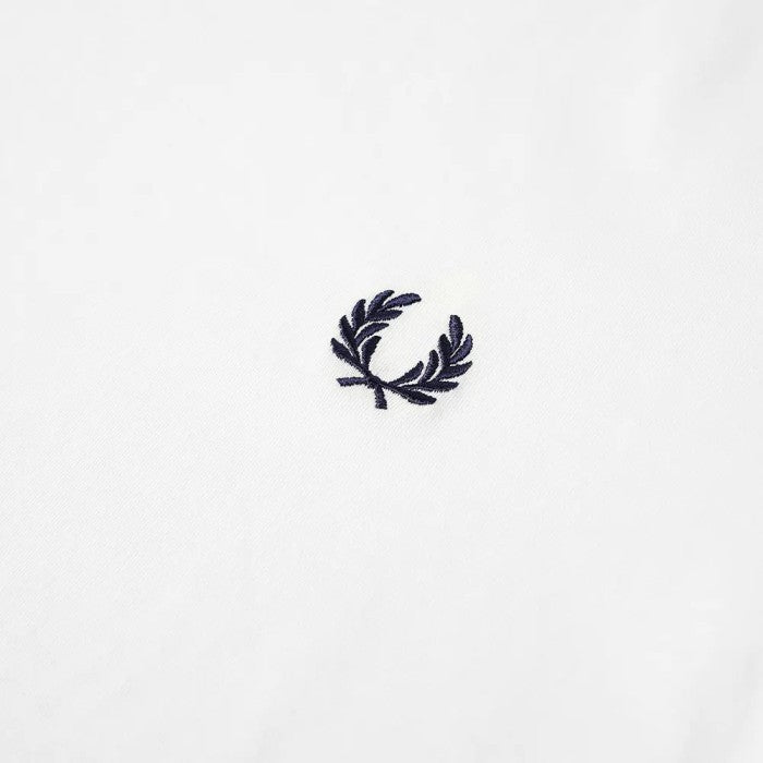 Fred Perry Taped Ringer Tee Snow White M6347