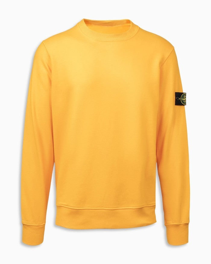 Stone Island Crewneck Yellow Patch Logo ORIGINAL 771563020 V0030