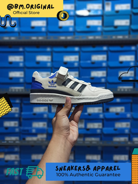 Adidas Forum Low Wonder White Core Black Lucid Blue HQ4426