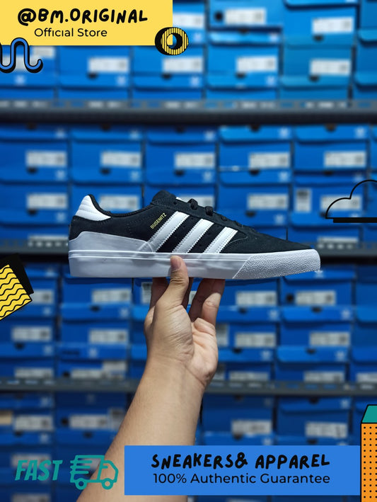 Adidas BUSENITZ VULC II SHOES Black White Skateboarding ORIGINAL EF8472