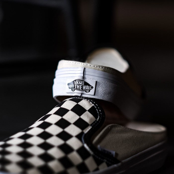 Vans Slip oN Checkerboard Mule Black / White Original