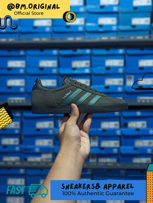 Adidas Gazelle OG Gray Aqua Black Exclusive ORIGINAL