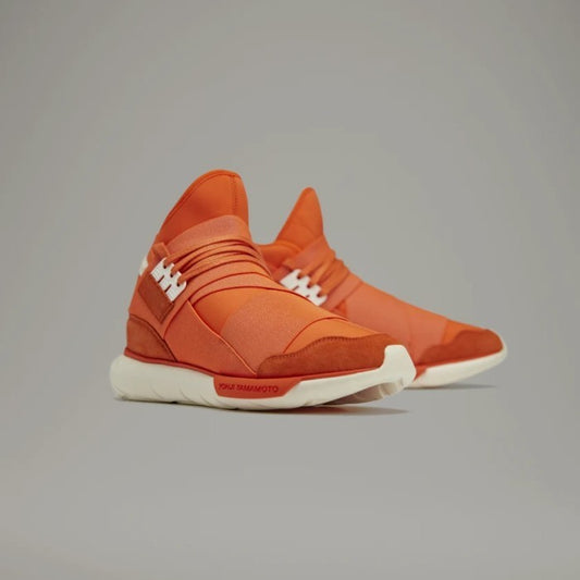 Adidas Y-3 Qasa High Orange Cream White ORIGINAL HQ3734
