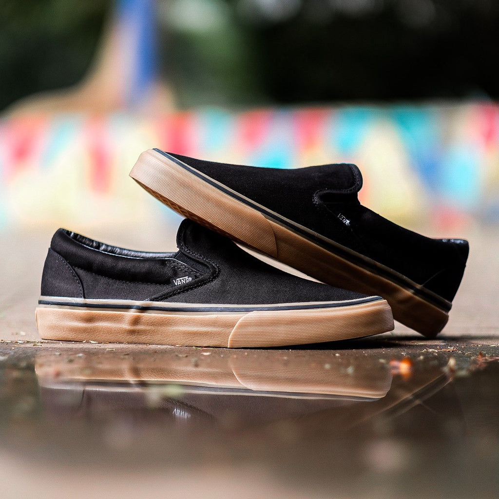Vans Slip On Classic Black / Gum ORIGINAL