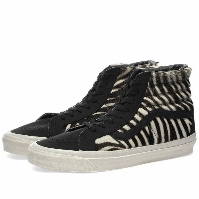 VANS UA SK8-HI 38 DX PONYHAIRBLACK ZEBRA ORIGINAL VN0A4UI42JK