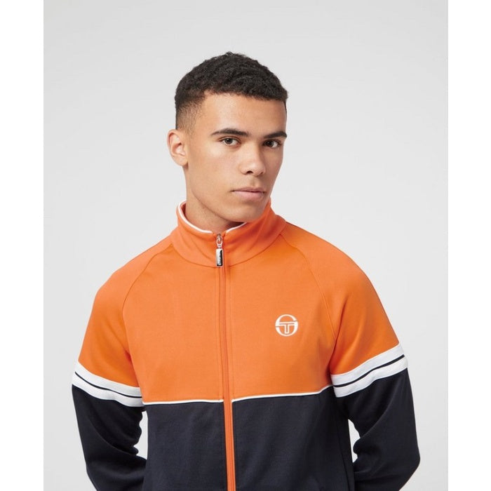 Sergio Tacchini Orion Tracktop Orange Black White Exclusive ORIGINAL