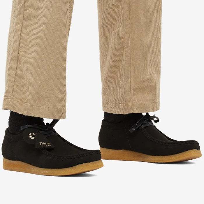CLARKS ORIGINALS WALLABEE VEGAN BLACK VEGAN