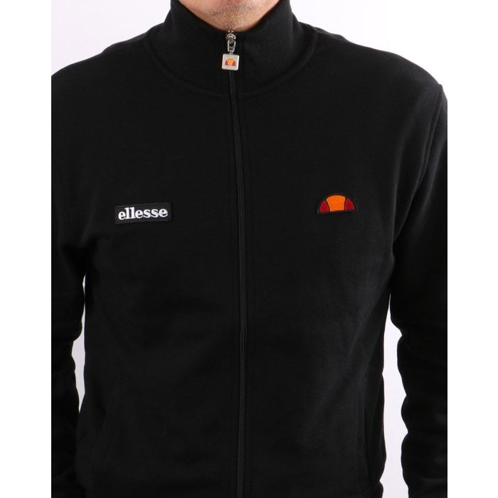 ELLESSE CASUAL TRACK TOP BLACK 80s Casual ORIGINAL