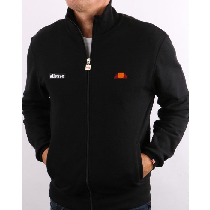 ELLESSE CASUAL TRACK TOP BLACK 80s Casual ORIGINAL
