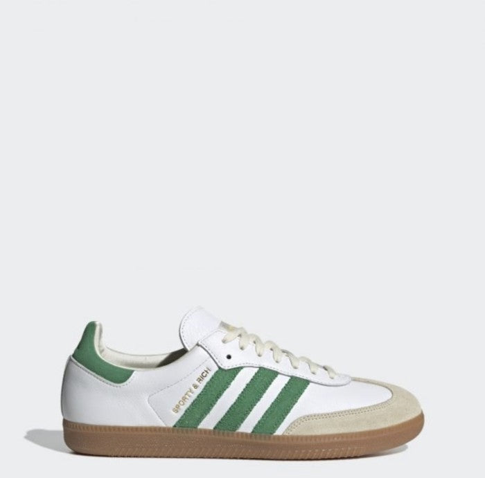 Adidas Samba OG Sporty & Rich White Green Beige ORIGINAL HQ6075