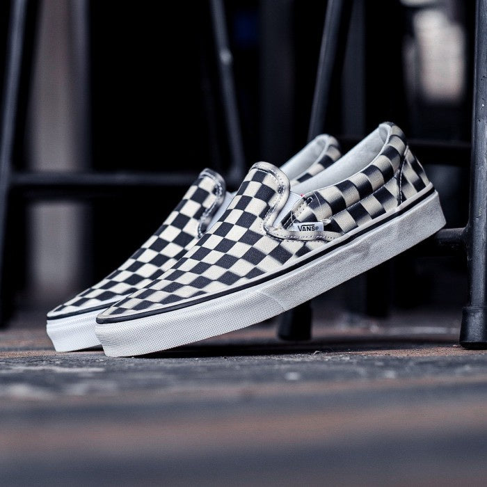 Vans Slip ON Blurr Checkerboard Black / White ORIGINAL
