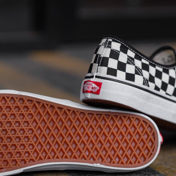 Vans Authentic Classic Checkerboard Golden Coast Black White