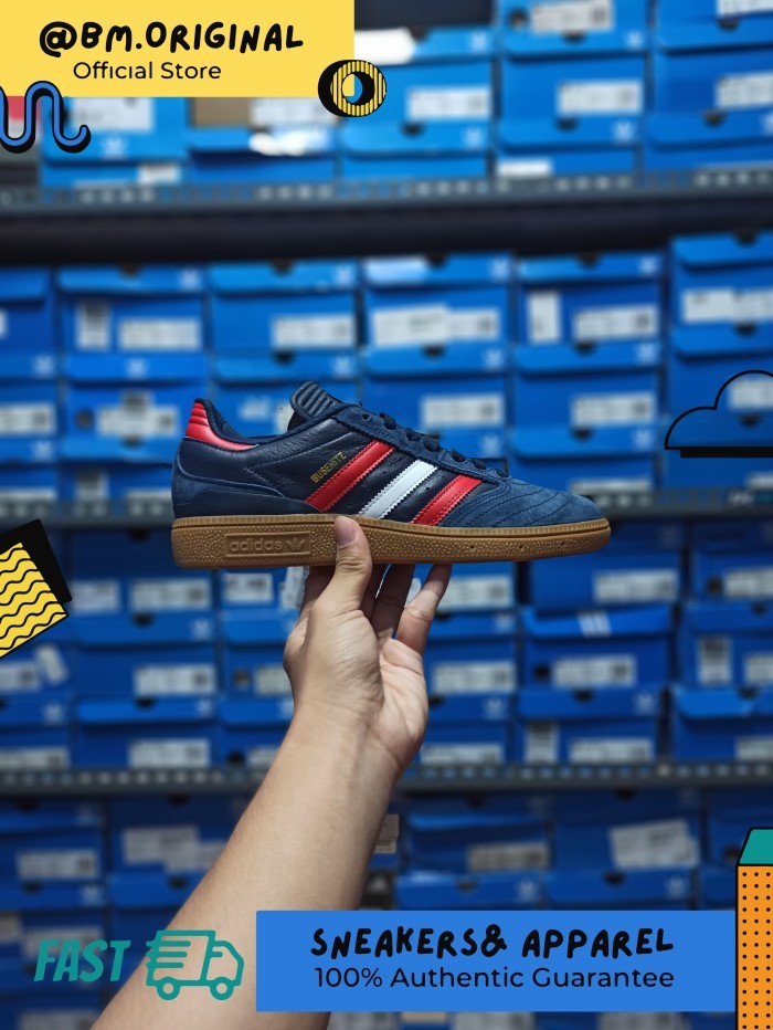 Adidas Busenitz Pro Collegiate Navy Scarlet White ORIGINAL FV5876