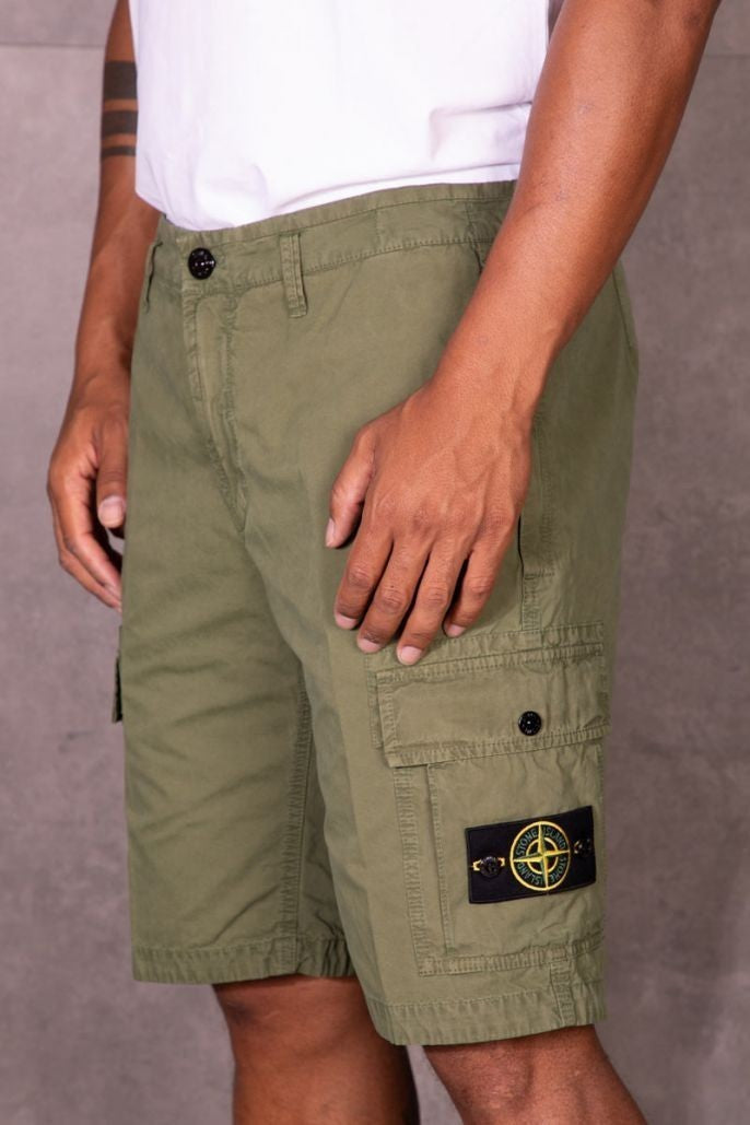 Stone Island L11WA Bermuda Cargo Pants V0158 ORIGINAL