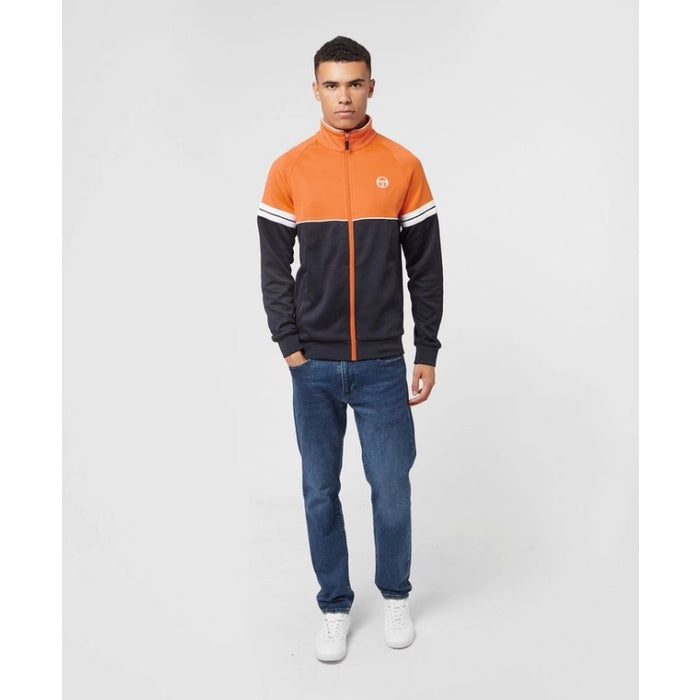 Sergio Tacchini Orion Tracktop Orange Black White Exclusive ORIGINAL