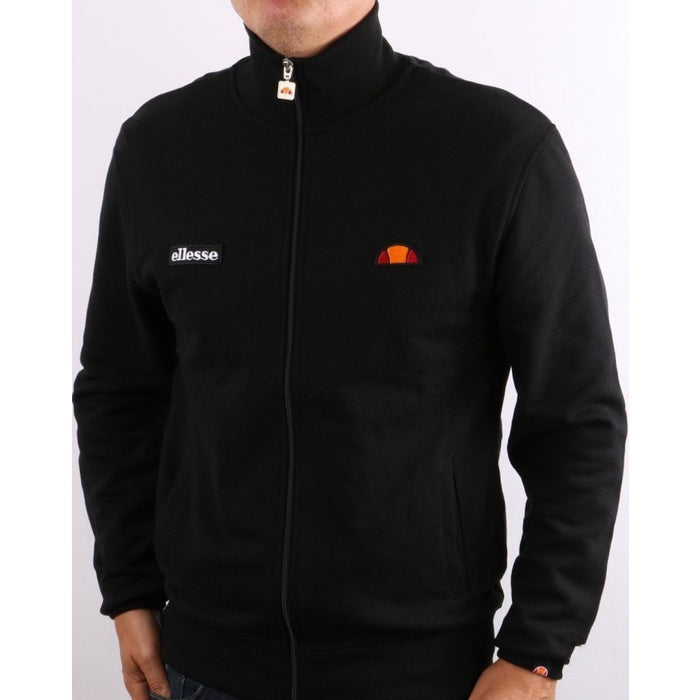 ELLESSE CASUAL TRACK TOP BLACK 80s Casual ORIGINAL