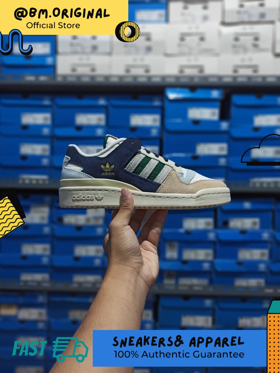 Adidas Forum 84 Low CL White Collegiate Green ORIGINAL GW4332