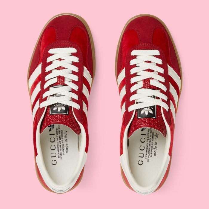 Adidas Gucci Gazelle Indoor Burgundy Red Exclusive 707864 9STU0