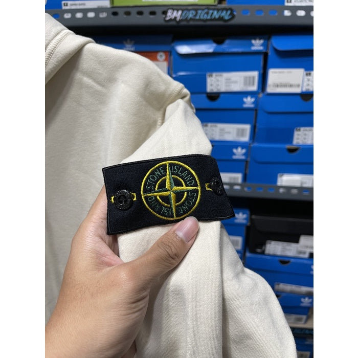 Stone Island Hooded Sweatshirt Ivory ORIGINAL 741564151 V0093