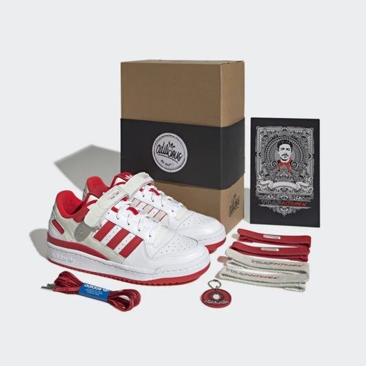 Adidas Forum Low Trap Kitchen White Vivid Red FZ6565
